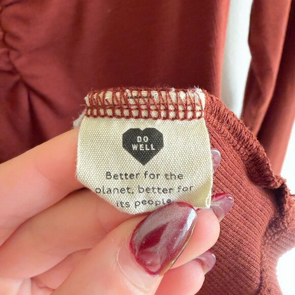 Madewell Fine Ribbed Sweetheart Tee Size S - Picture 8 of 8